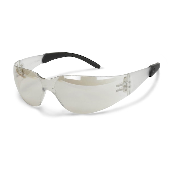Radians Mirage RT, Safety Glasses, Anti-Scratch, Indoor/Outdoor Lens, Light Gray Frame, Frameless, 1 PR MRR190ID - main